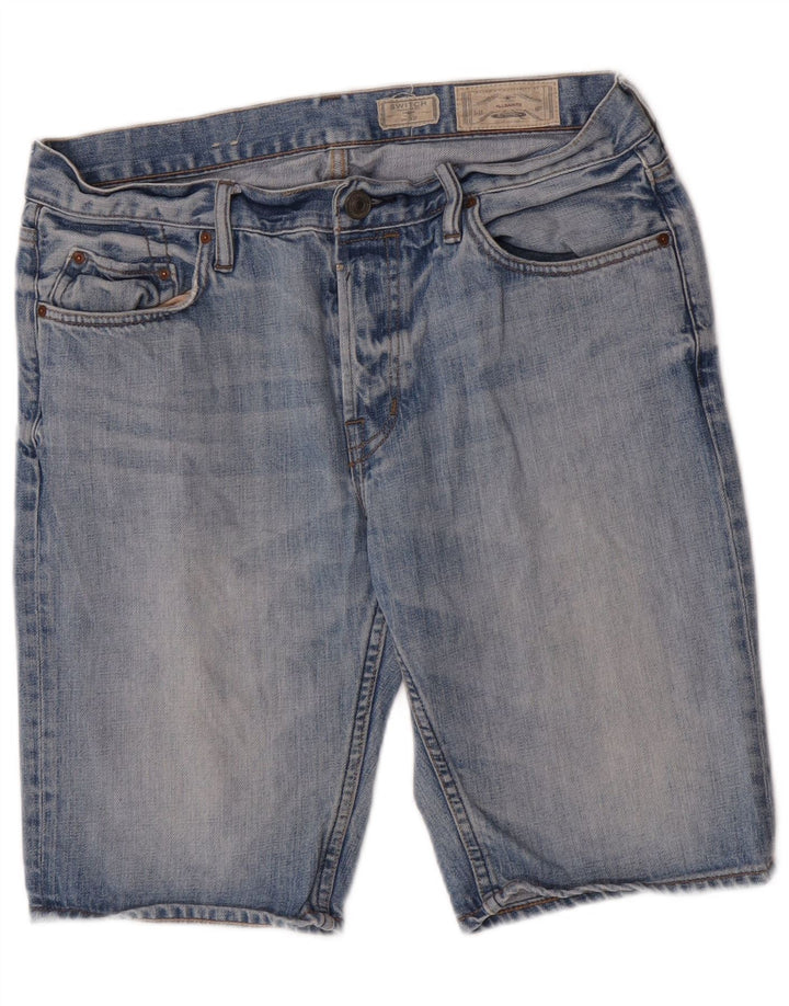 Pantalones cortos vaqueros All Saints para hombre W32 Algodón azul medio