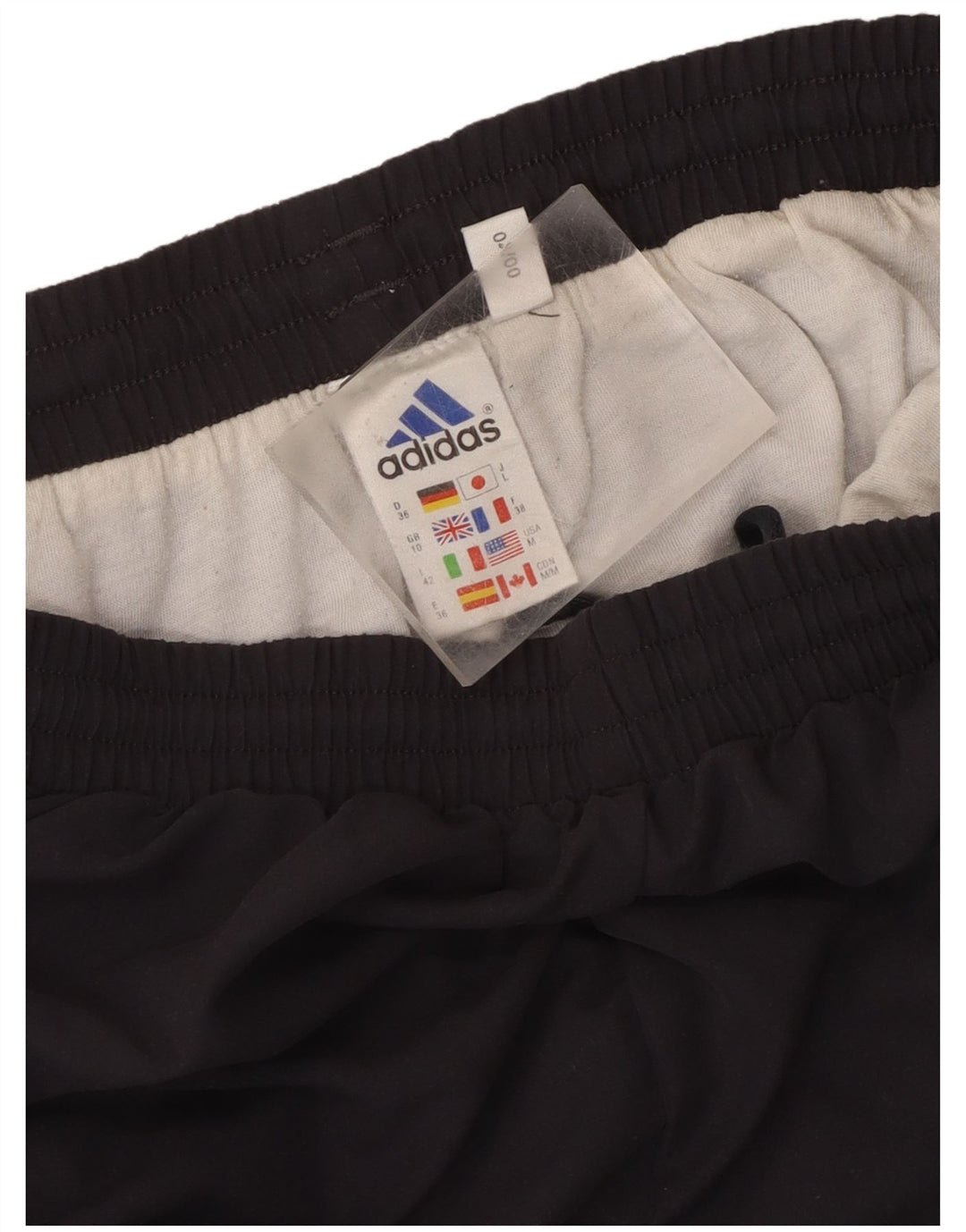 Adidas Pantalones de chándal para mujer UK 10 Small Azul marino Poliéster