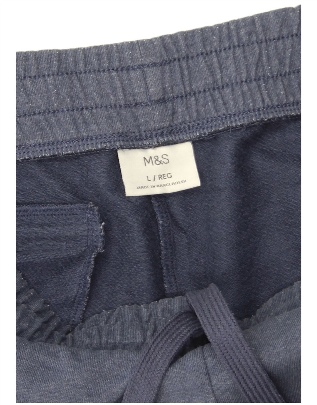 Marks & Spencer - Pantalón de chándal para hombre, talla grande, algodón azul marino