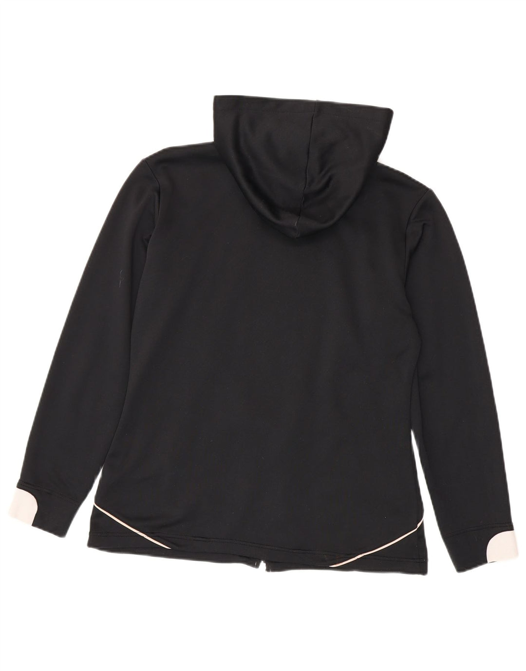 Asics - Sudadera con capucha y cremallera para mujer, talla 40, talla mediana, color negro