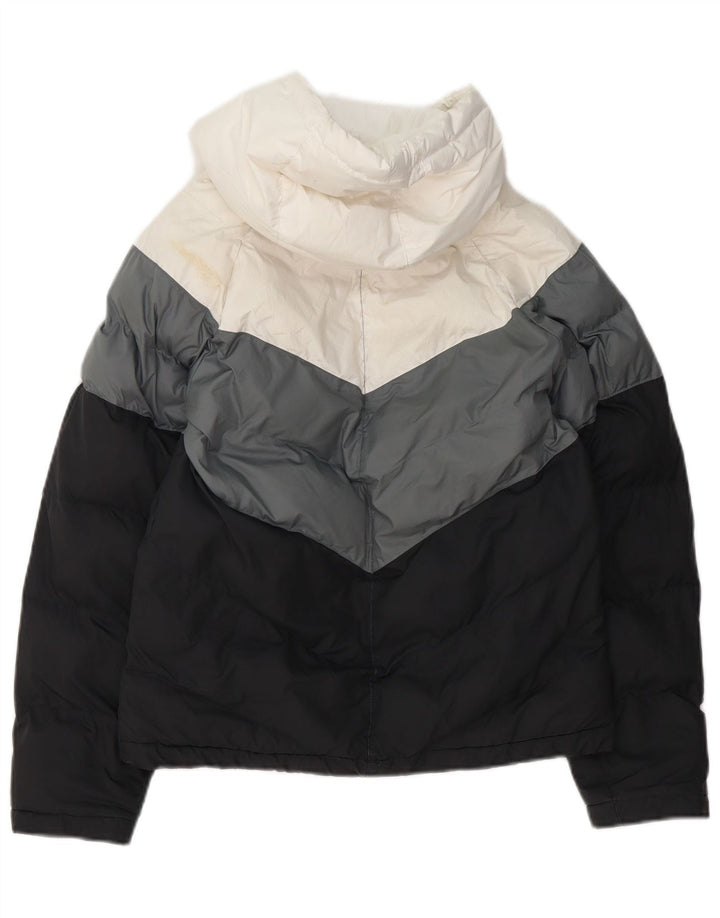 Nike Chaqueta acolchada con capucha para niños de 12 a 13 años, talla grande, multicolor