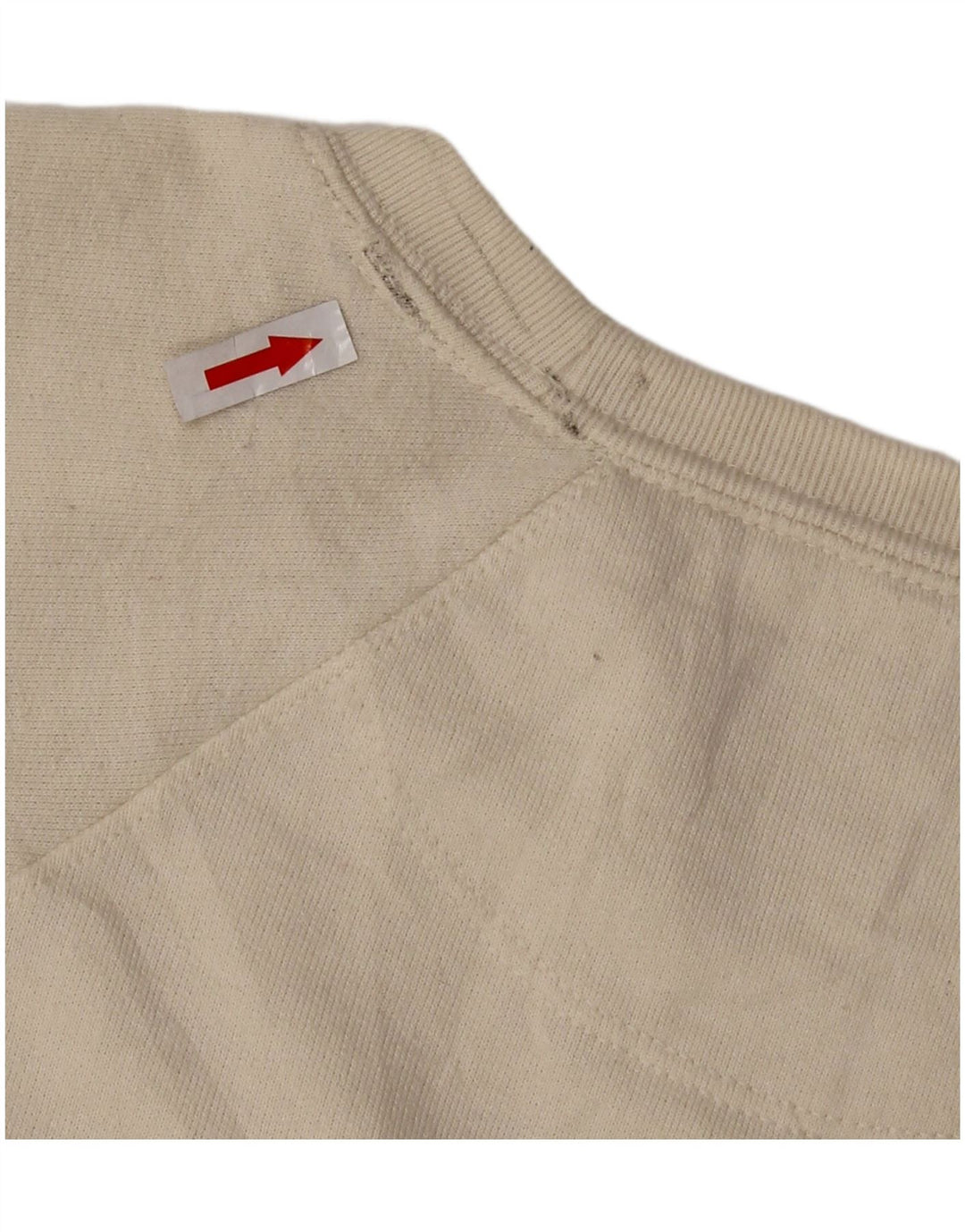 CHAMPION Sudadera con capucha para hombre Jumper Large Off White Poliéster