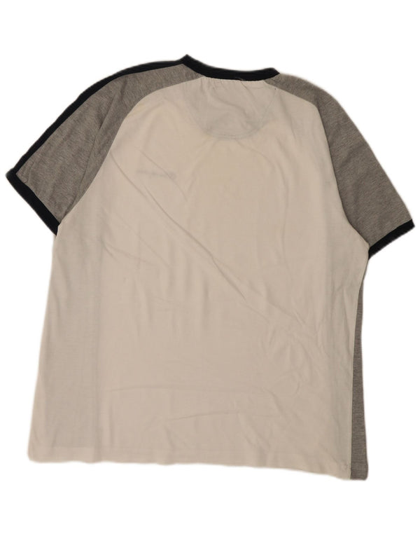 Champion Camiseta para hombre Top Large Blanco Colorblock