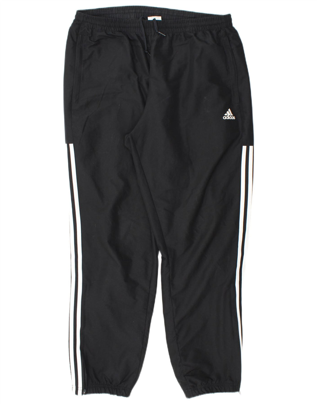 ADIDAS Hombre Chándal Pantalones Joggers Grande Negro Poliéster