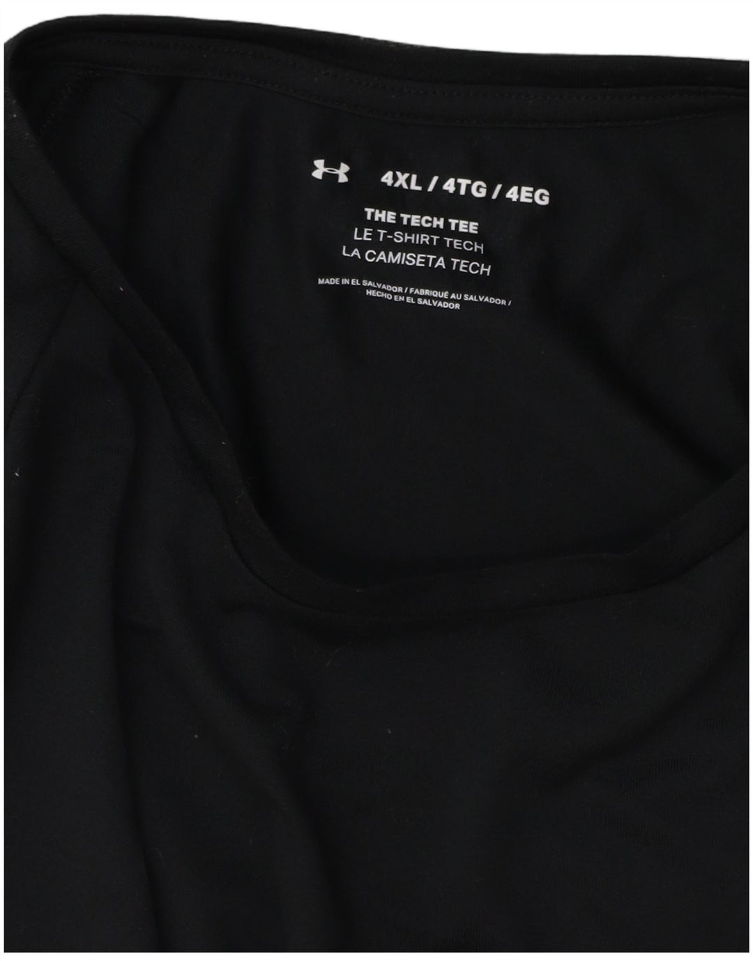 Camiseta UNDER ARMOUR para hombre Top 4XL Negro