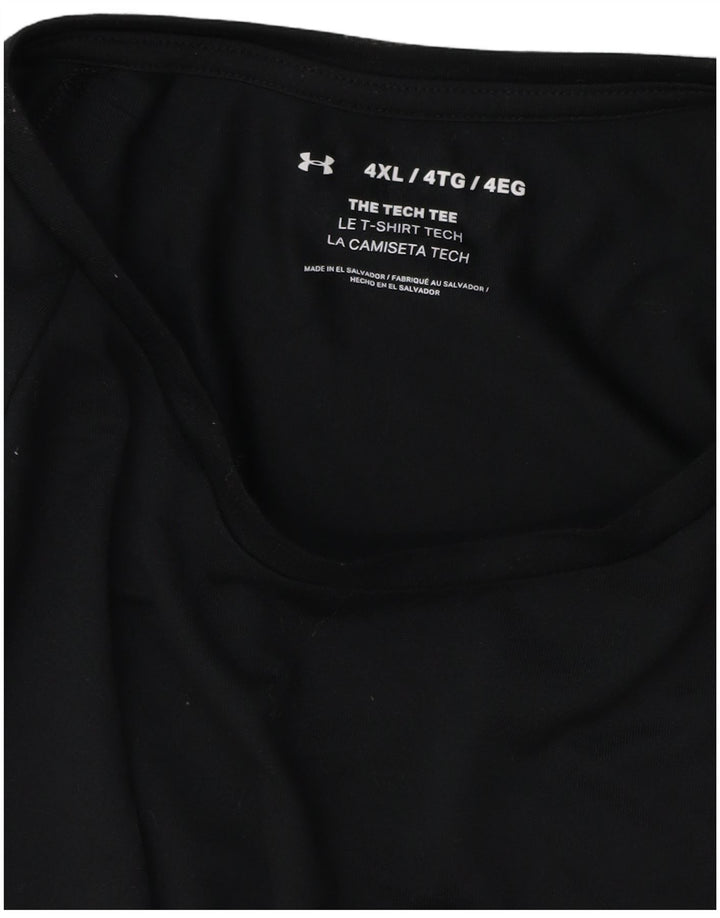 Camiseta UNDER ARMOUR para hombre Top 4XL Negro