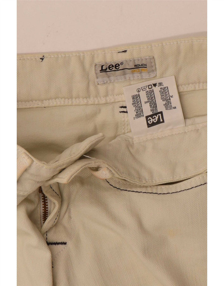Vaqueros Lee Amy Slim para Mujer W27 L33 De Algodón Blanco Roto