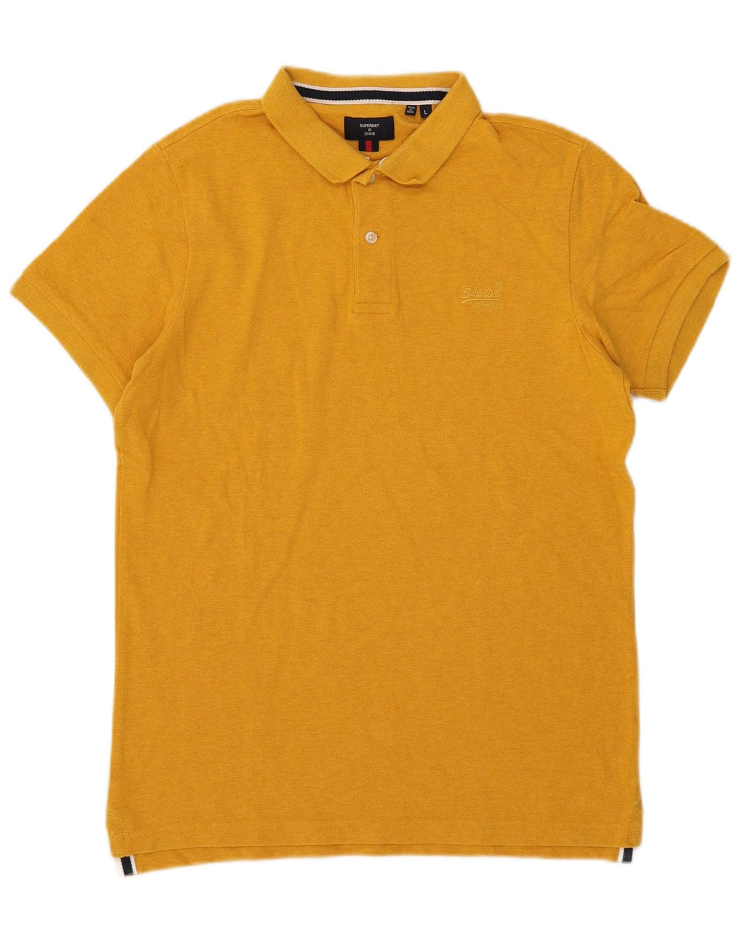 Polo Superdry Para Hombre Amarillo Grande