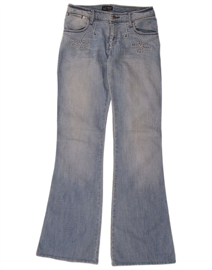 Armani Vaqueros Acampanados Mujer W29 L35 Azul