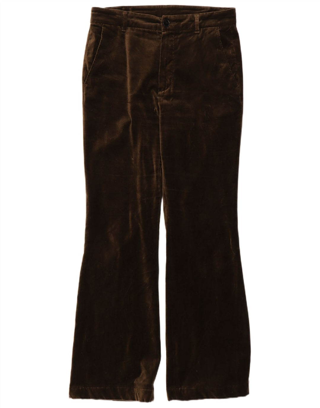 Massimo Dutti Pantalón Chino Bootcut Mujer EU 38 Small W28 L30 Marrón