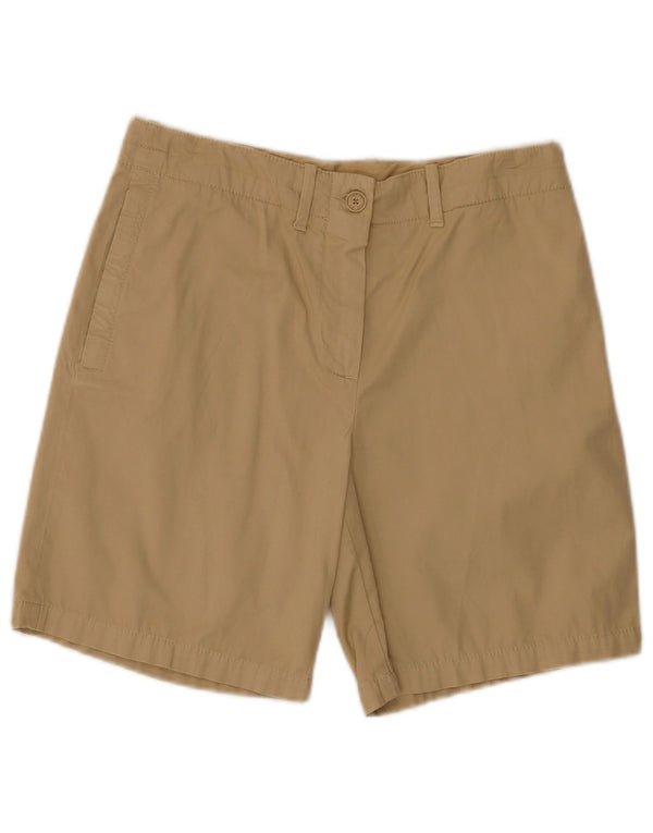 Lacoste Pantalones cortos chinos para mujer UK 8 Small W30 Algodón beige