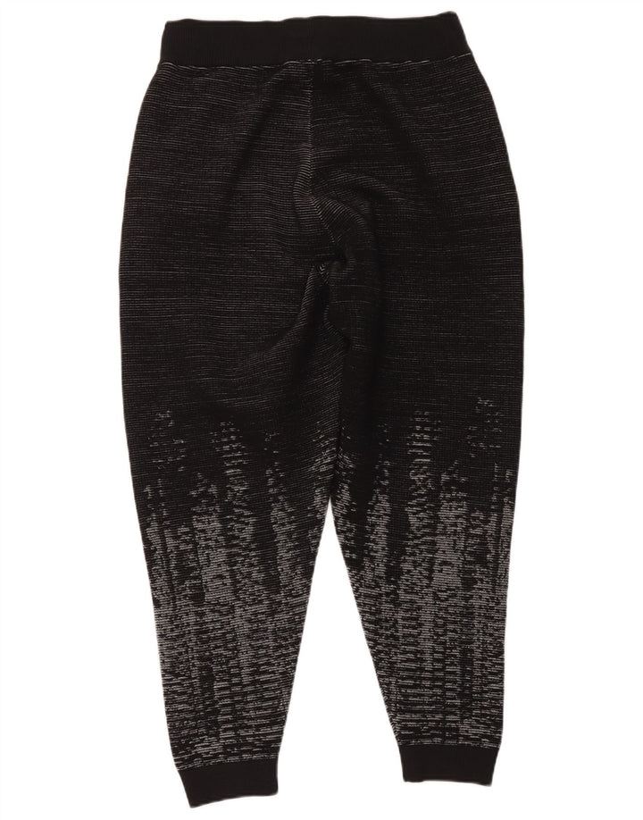 Adidas Hombre Pantalones De Chándal Joggers Medium Negro Lana Geométrica