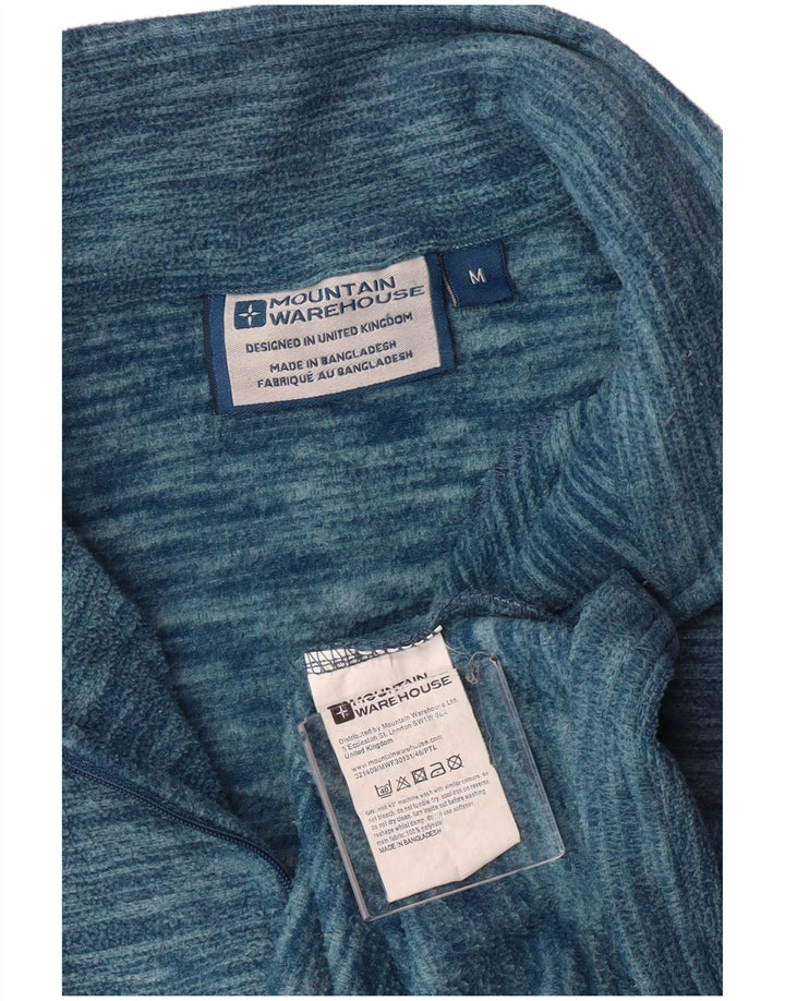 MOUNTAIN WAREHOUSE Jersey polar con cuello y cremallera para mujer Reino Unido 44 Medio azul moteado