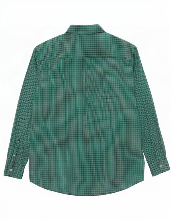 Chaps Camisa alta para hombre 3XL Algodón a cuadros verdes