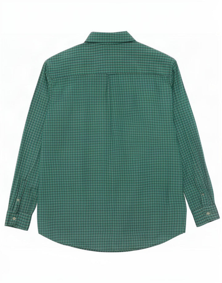 Chaps Camisa alta para hombre 3XL Algodón a cuadros verdes
