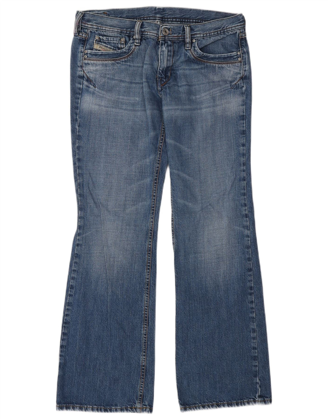 Vaqueros Bootcut Mujer Diesel W28 L30 Algodón Azul