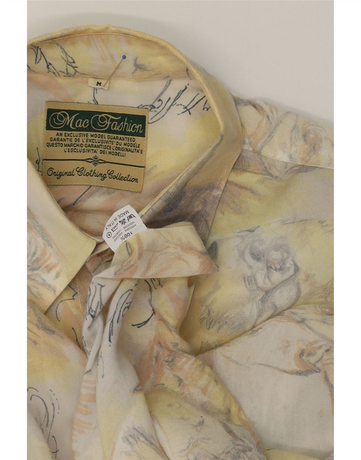 MAC FASHION Camisa Manga Corta Hombre Medium Viscosa Patchwork Multicolor