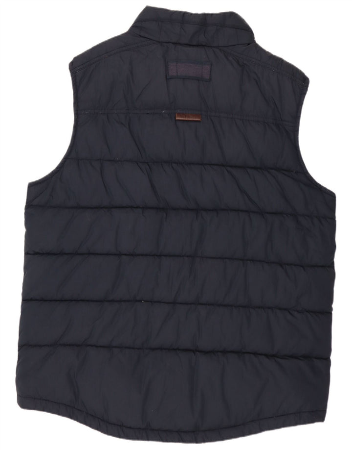 FAT FACE Chaleco acolchado para hombre UK 42 XL Azul marino Poliéster