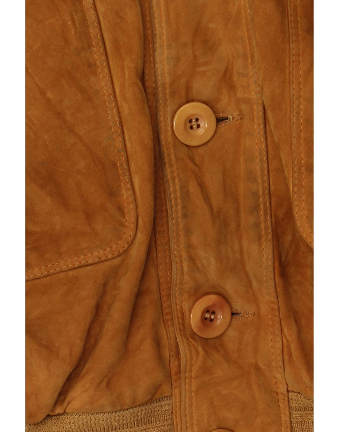 Vittorio Forti Chaqueta bomber de ante para hombre IT 50 Cuero beige grande