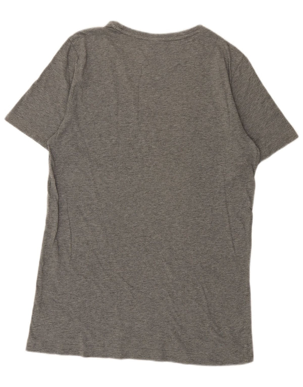 Puma Camiseta gráfica para hombre Top gris medio moteado