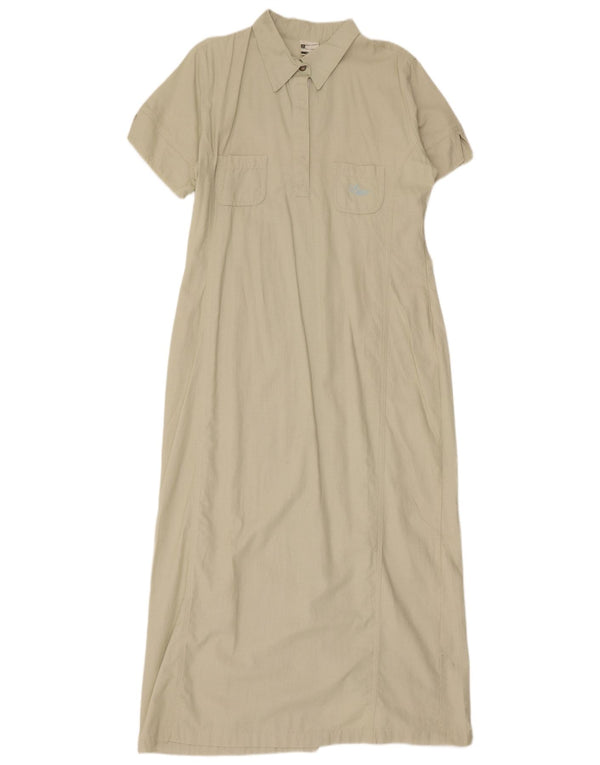Maxivestido Astrolabio Mujer IT 48 XL Algodón Beige