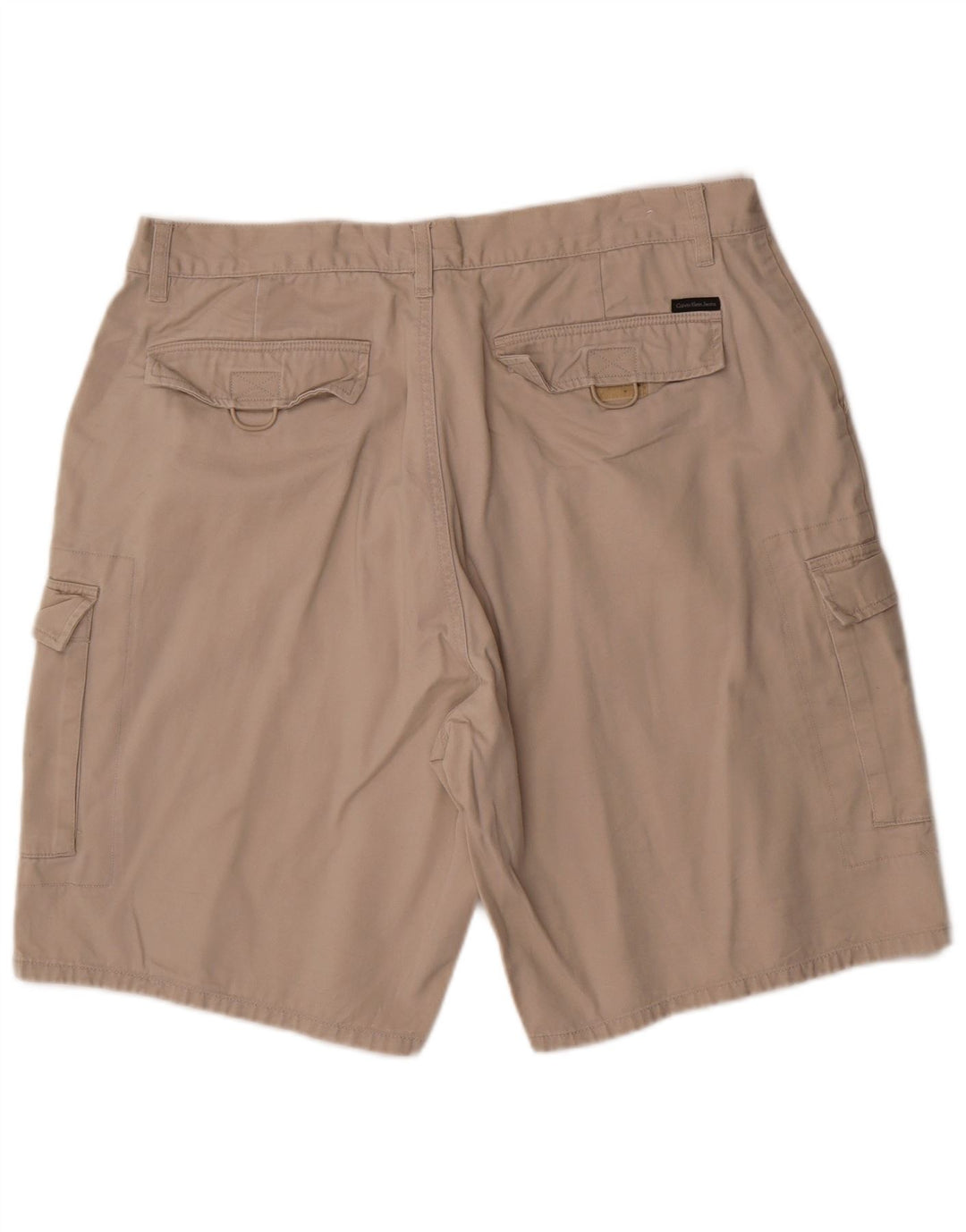 Calvin Klein Pantalones cortos cargo para hombre W38 XL Algodón beige