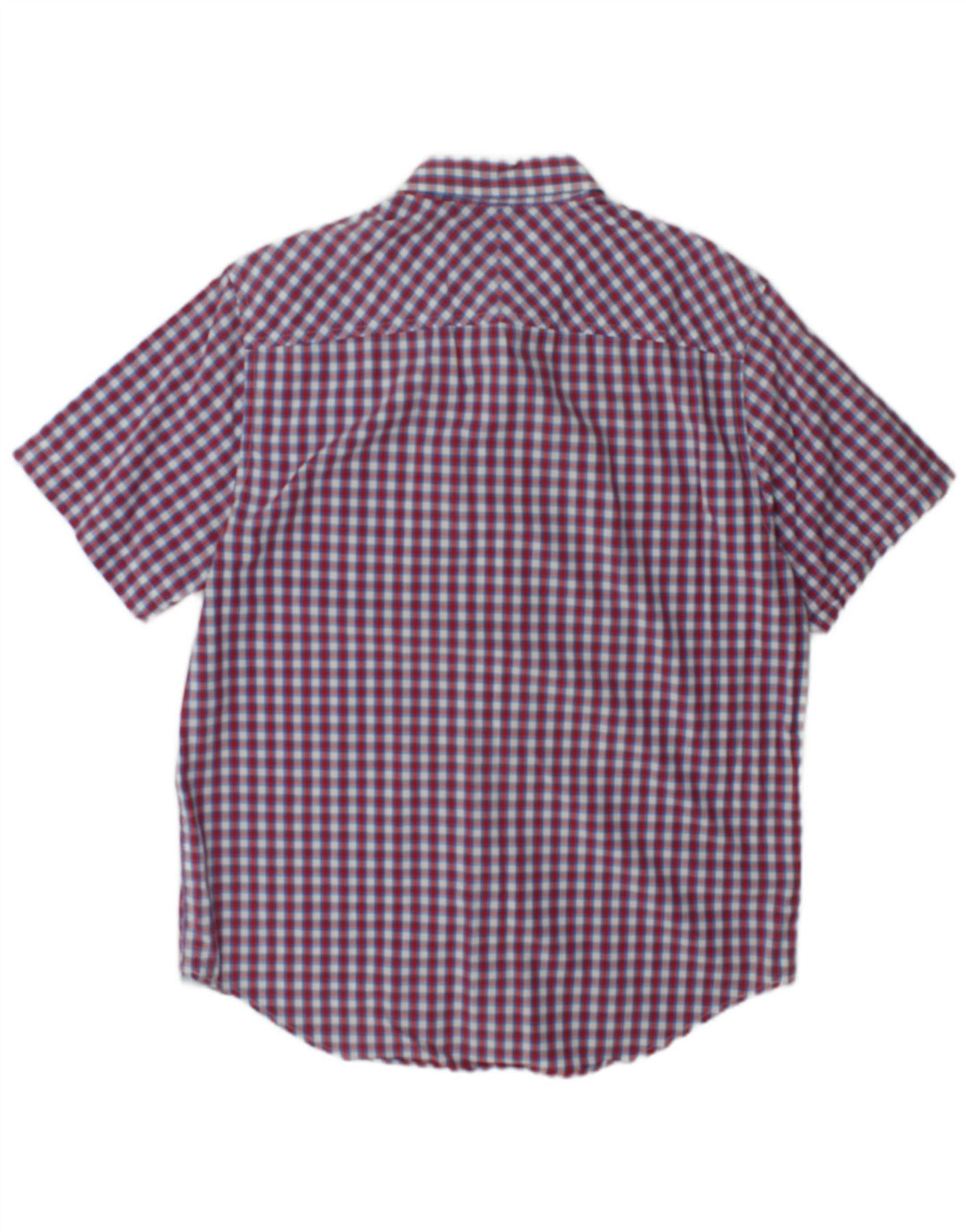 Timberland Camisa Earthkeepers de manga corta y ajuste regular para hombre, cuadros rojos grandes