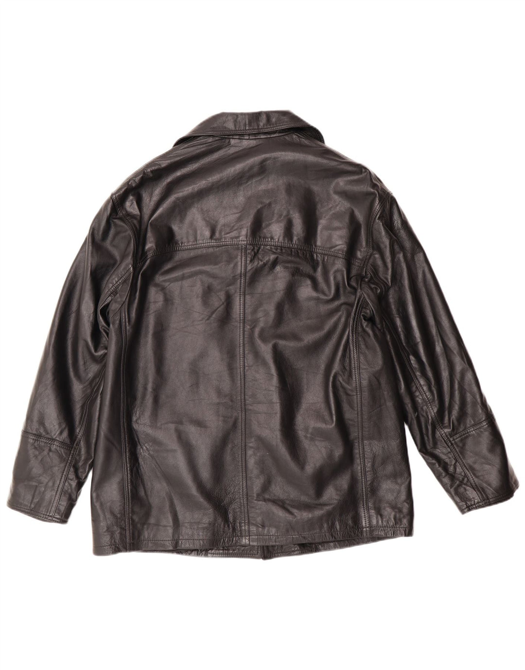 Conbipel Chaqueta de cuero para hombre IT 46 Small Cuero negro