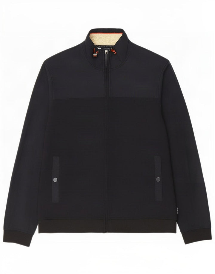 Chaqueta superior de chándal para hombre de Ted Baker Talla 5 XL Bloque de color azul marino