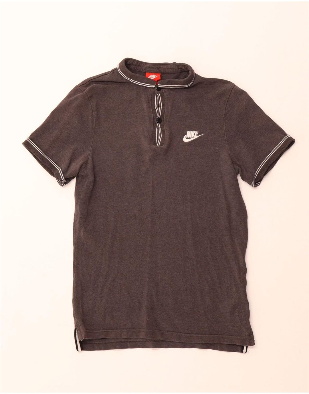 Polo NIKE Hombre Pequeño Algodón Gris