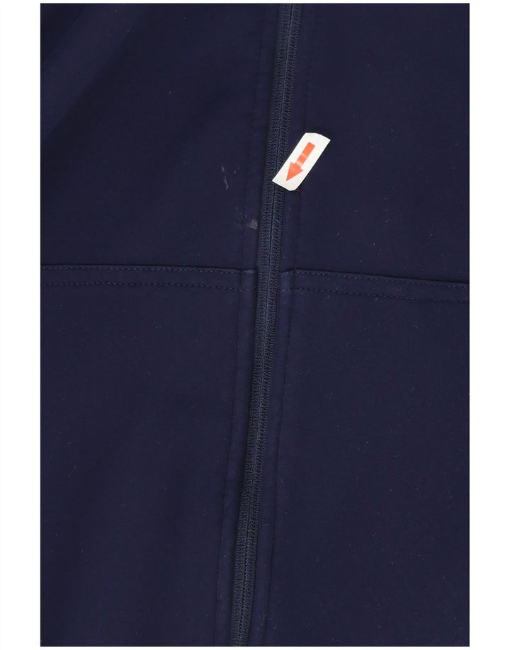 Canterbury Suéter con capucha y cremallera para hombre Grande Azul marino Colorblock Poliéster