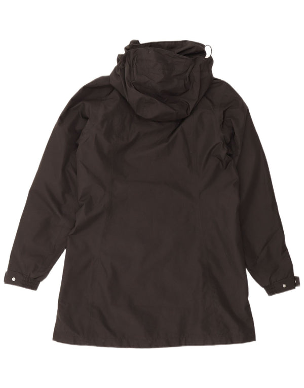 Helly Hansen Abrigo cortavientos con capucha para mujer UK 10 Small Poliéster negro