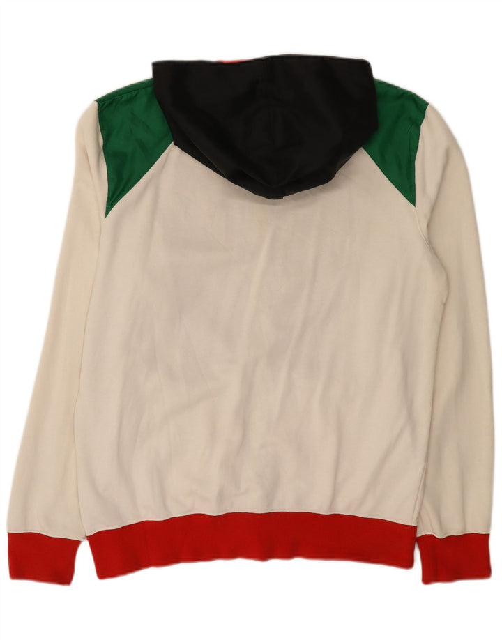 Nike Sudadera con capucha y cremallera gráfica para hombre, talla mediana, multicolor