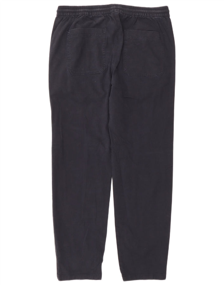 Marks & Spencer Pantalón chino recto para hombre Medium W32 L29 Azul marino