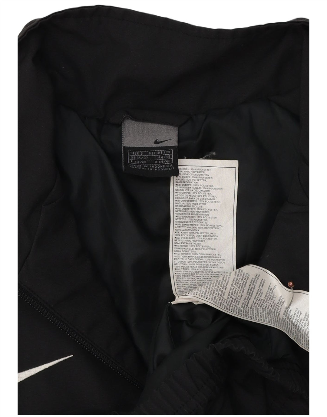 Nike Juventus Chándal Top Chaqueta para Hombre UK 35/37 Small Negro Poliéster