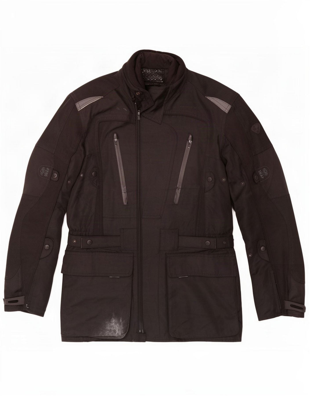 Ixon Chaqueta Racer para hombre UK 40 Grande Poliéster negro