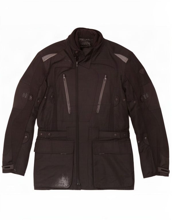 Ixon Chaqueta Racer para hombre UK 40 Grande Poliéster negro
