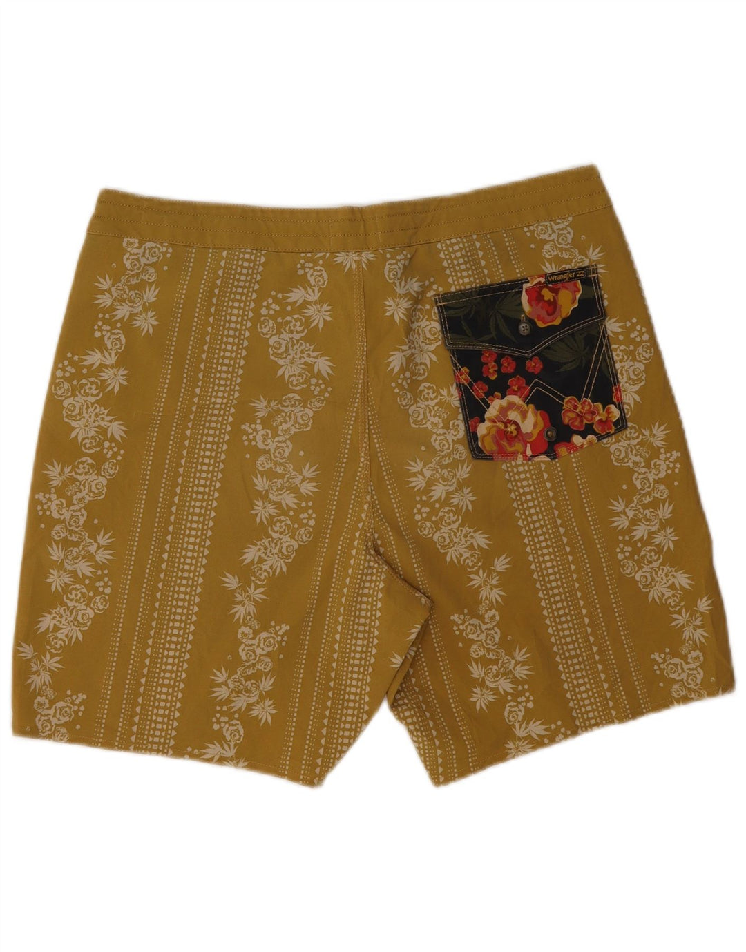 Bañador Wrangler Hombre Amarillo Medio Floral Poliéster