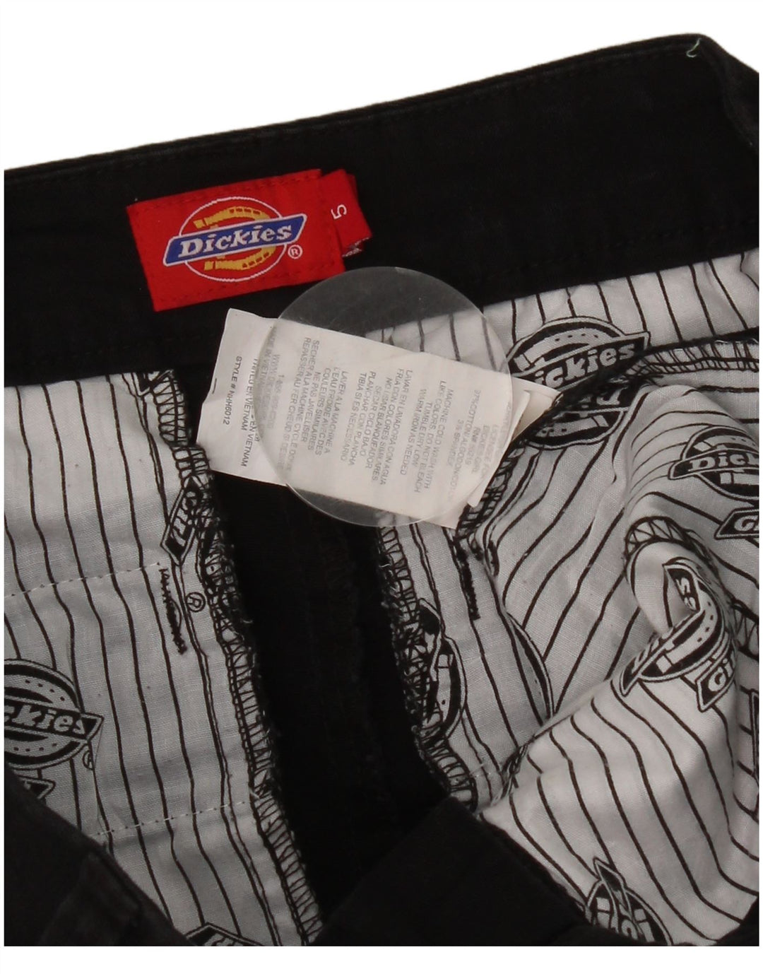 Dickies Pantalones cortos chinos para mujer US 5 Medium W28 Algodón negro