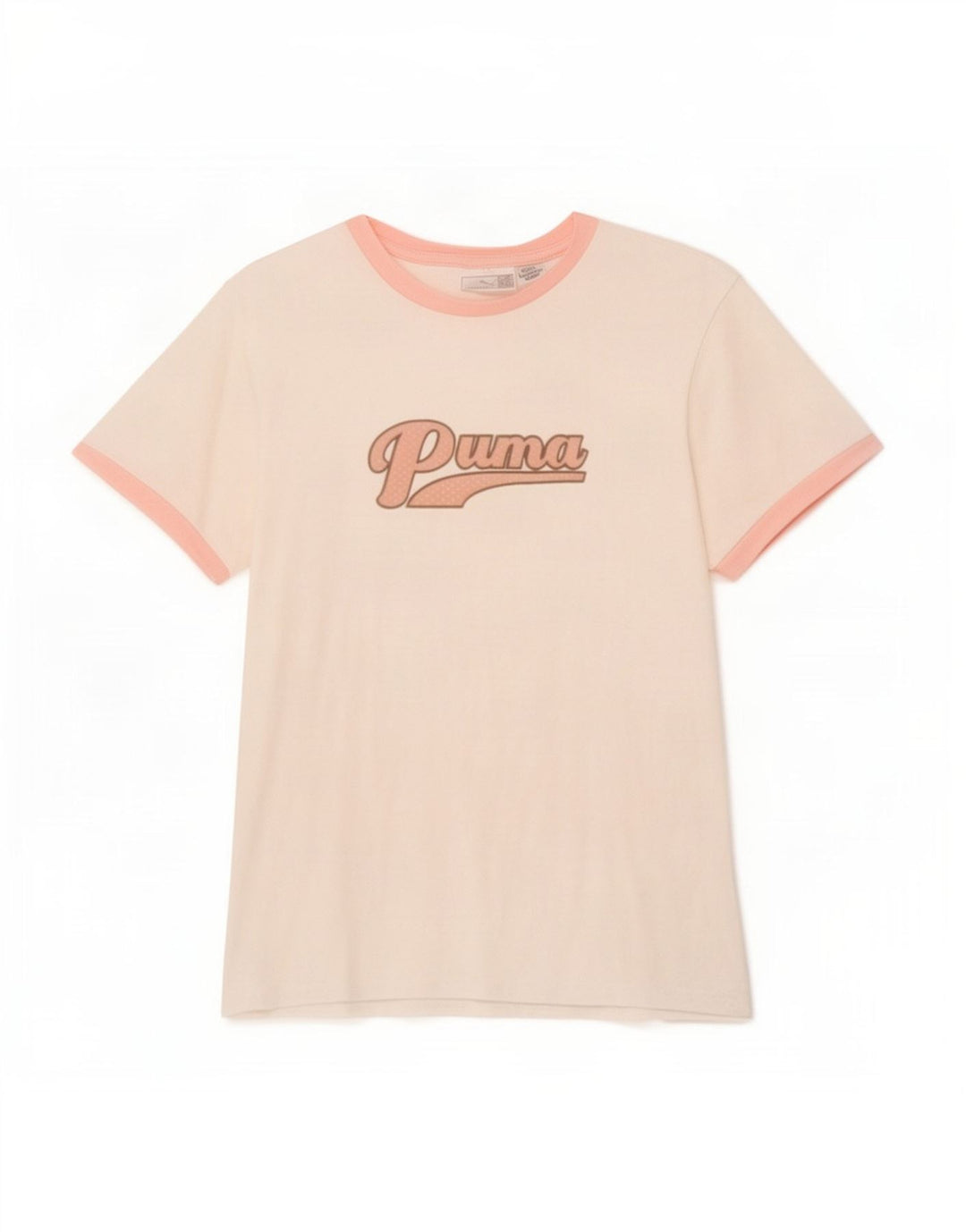 Puma - Camiseta gráfica para mujer, talla 40, talla mediana, color blanco