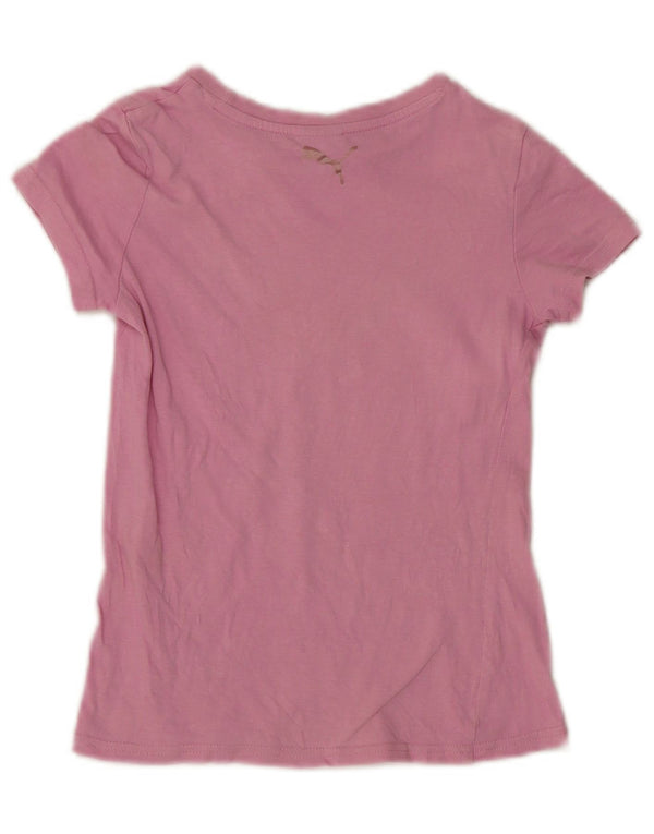 Puma Camiseta gráfica para niña 9-10 años Morado