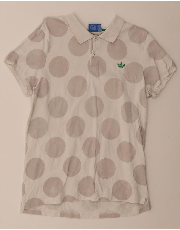Adidas Polo para hombre de algodón con lunares blancos grandes