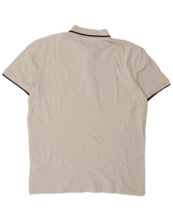 Kappa Polo Hombre XL Blanco Algodón