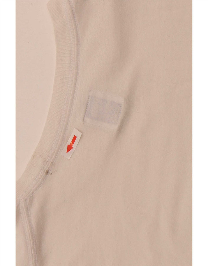Vans Hombre Regular Graphic Camiseta Top Algodón Blanco Mediano