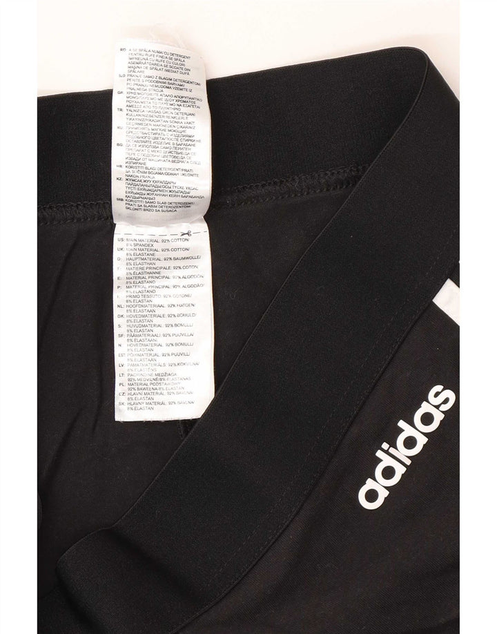 Adidas Leggings para mujer Reino Unido 12/14 Mediano Negro Algodón