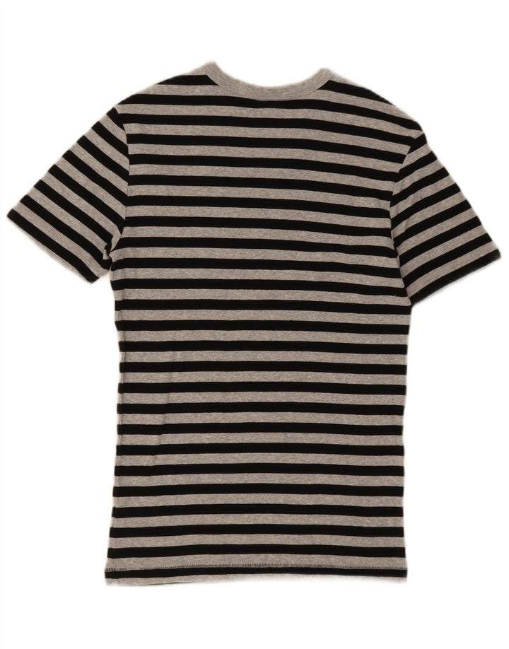 G-STAR Hombre Camiseta Top Small Negro Rayas Algodón