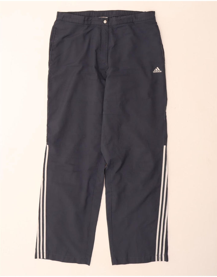 ADIDAS Pantalones de chándal para mujer UK 46 Grande Azul marino