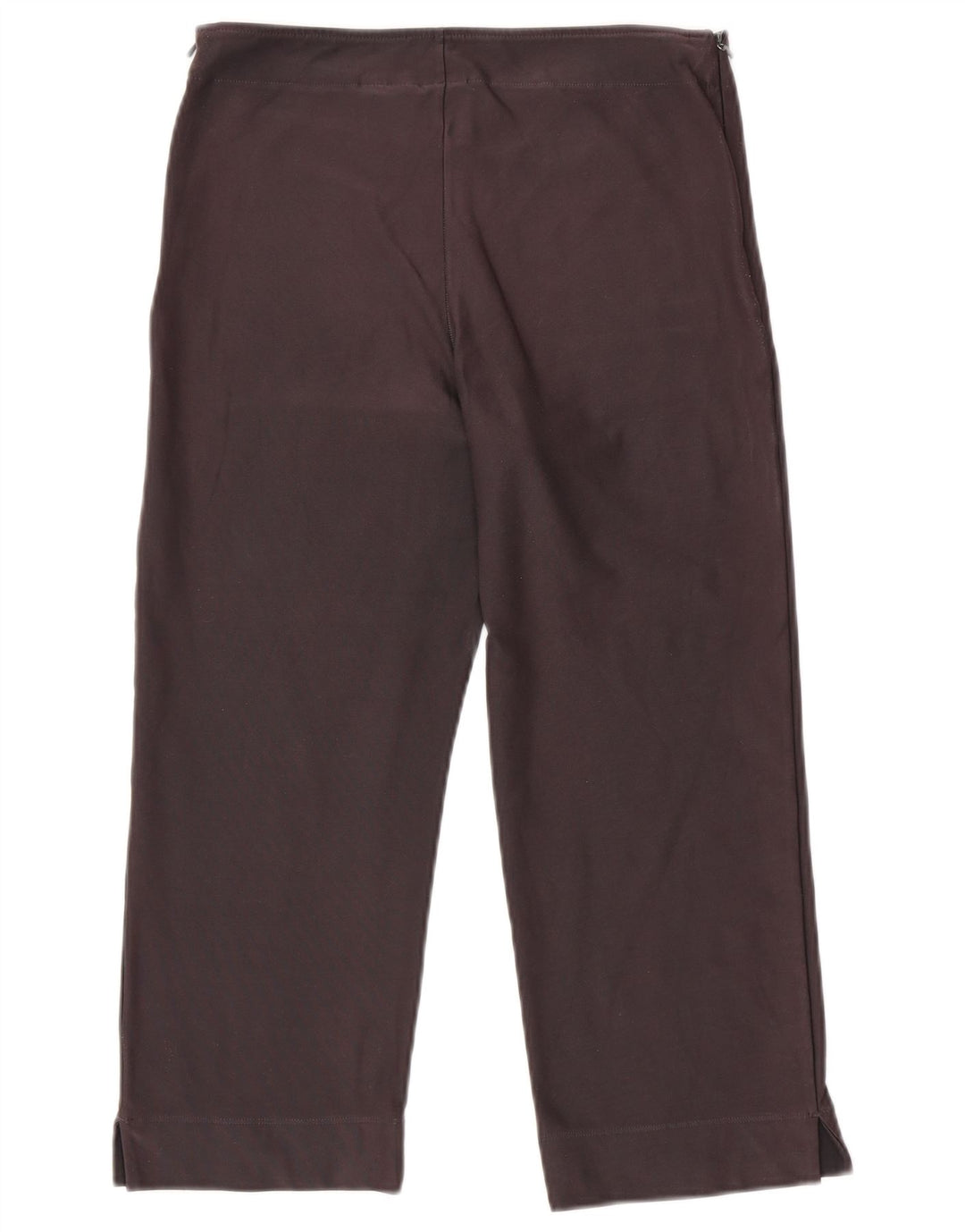 NIKE Mujer Dri Fit Capri Chándal Pantalones UK 12/14 Grande Gris Algodón