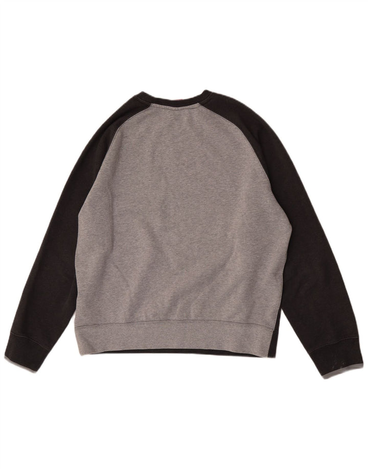 Nike - Sudadera con gráfico para hombre, talla grande, algodón negro