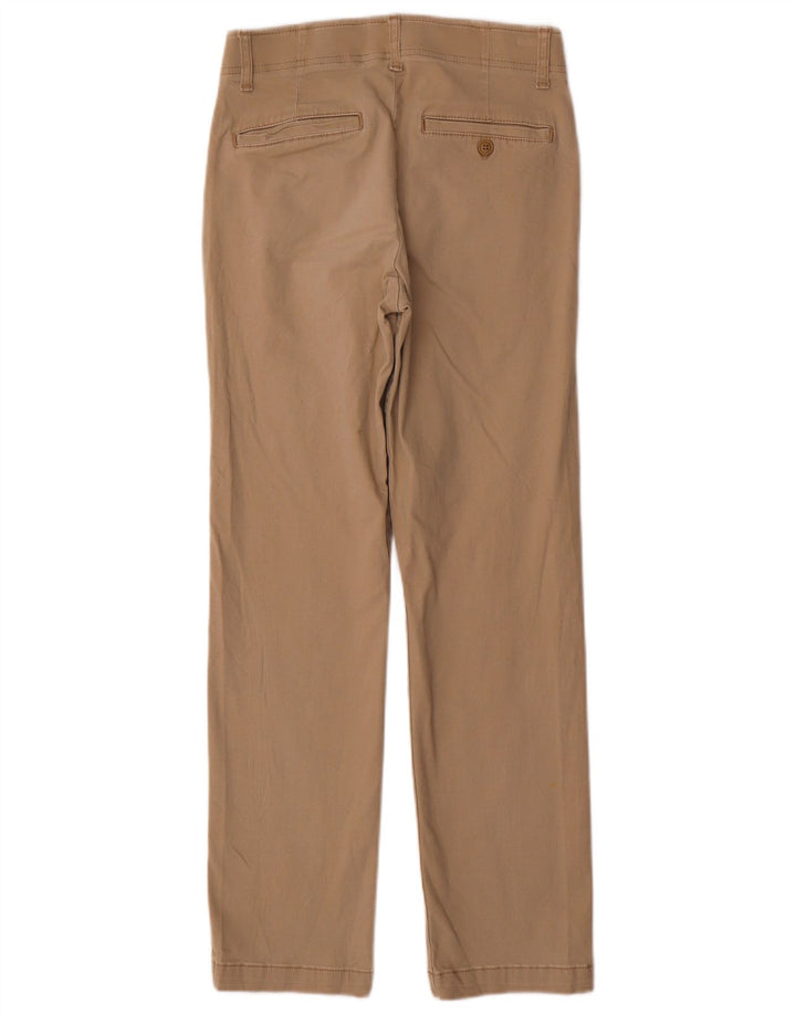 Pantalones chinos rectos y ajustados para mujer LEE W28 L30 Algodón beige
